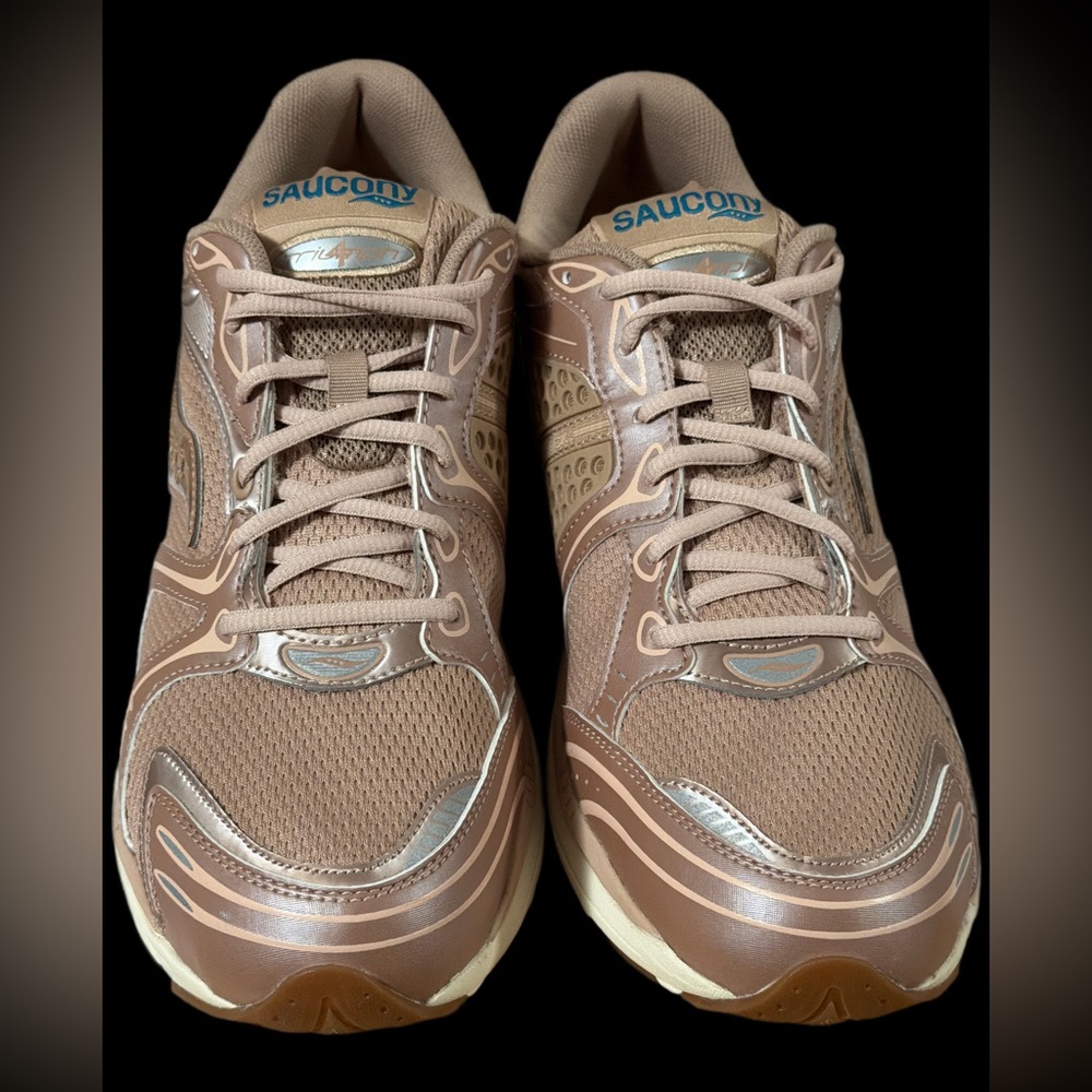 Saucony PROGRID TRIUMPH 4 Tan/Royal Bronze/Royal men’s size 11 *NEW* - Picture 6 of 12